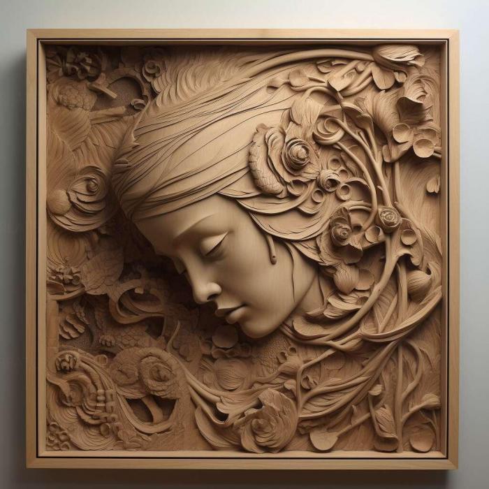 نموذج ثلاثي الأبعاد لآلة CNC 3D Art 